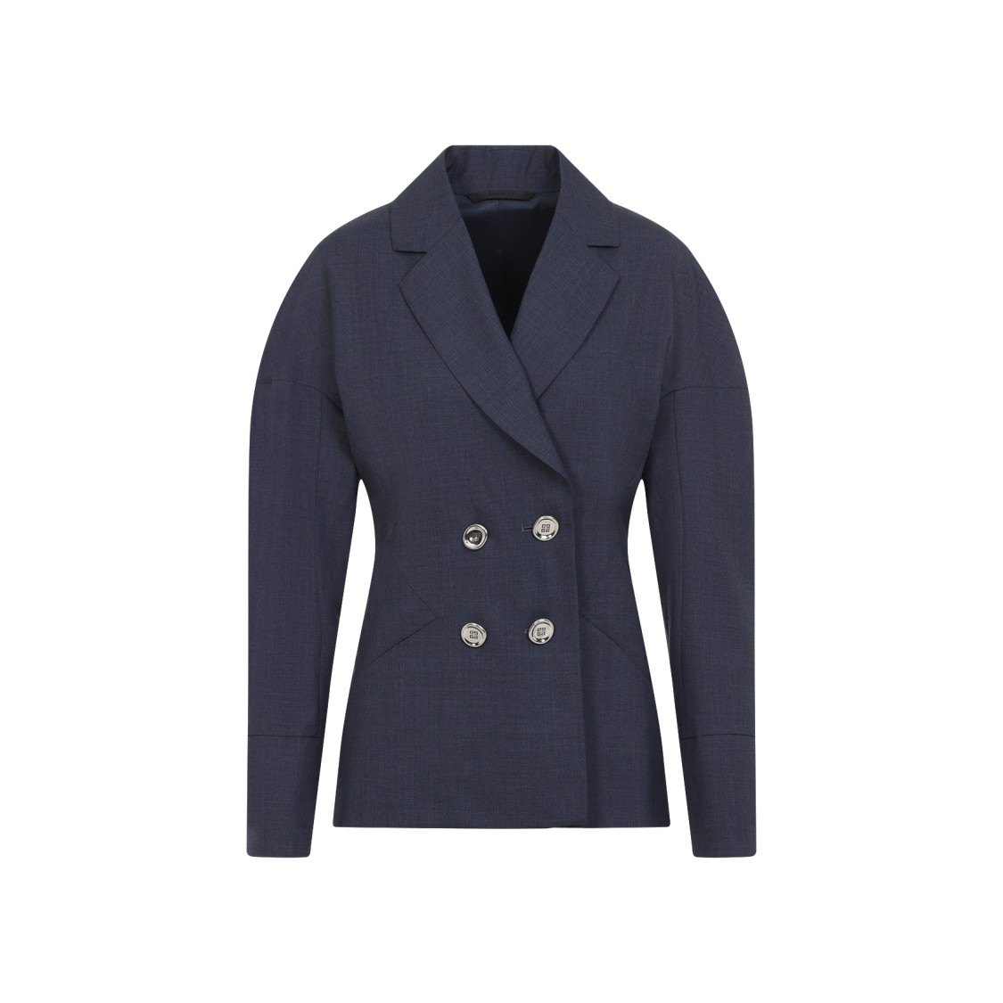 Givenchy Double-breasted Buttoned Blazer In Blue