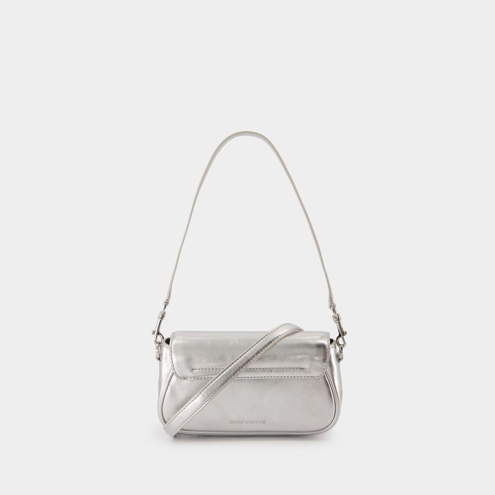 MARC JACOBS MARC JACOBS THE SMALL SHOULDER BAG - LEATHER - SILVER