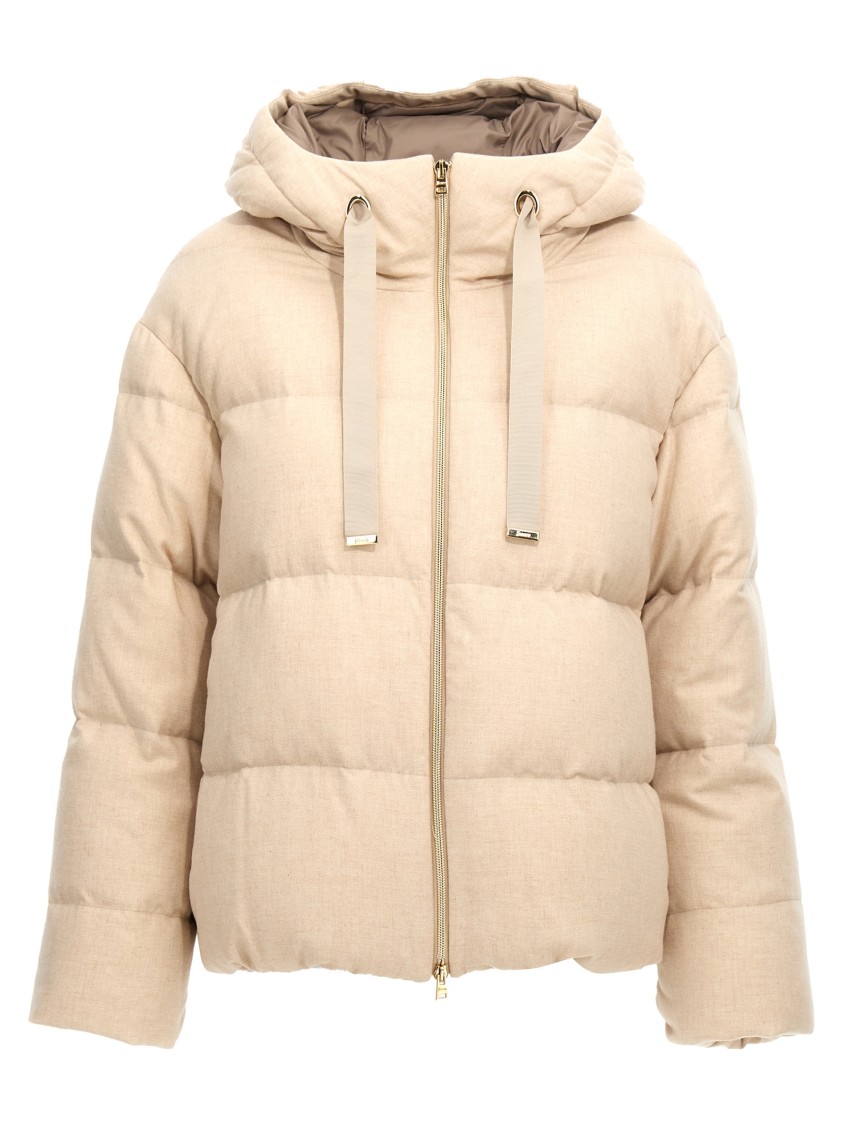 Herno Ultalight Down Jacket In Neutral