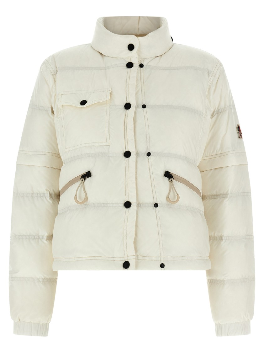 Moncler Grenoble Women 'mauduit' 2-in-1 Down Jacket In Neutral