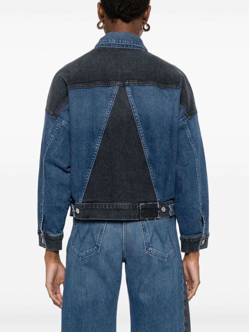 Mother The Triangle Drifter Jacket In Blue