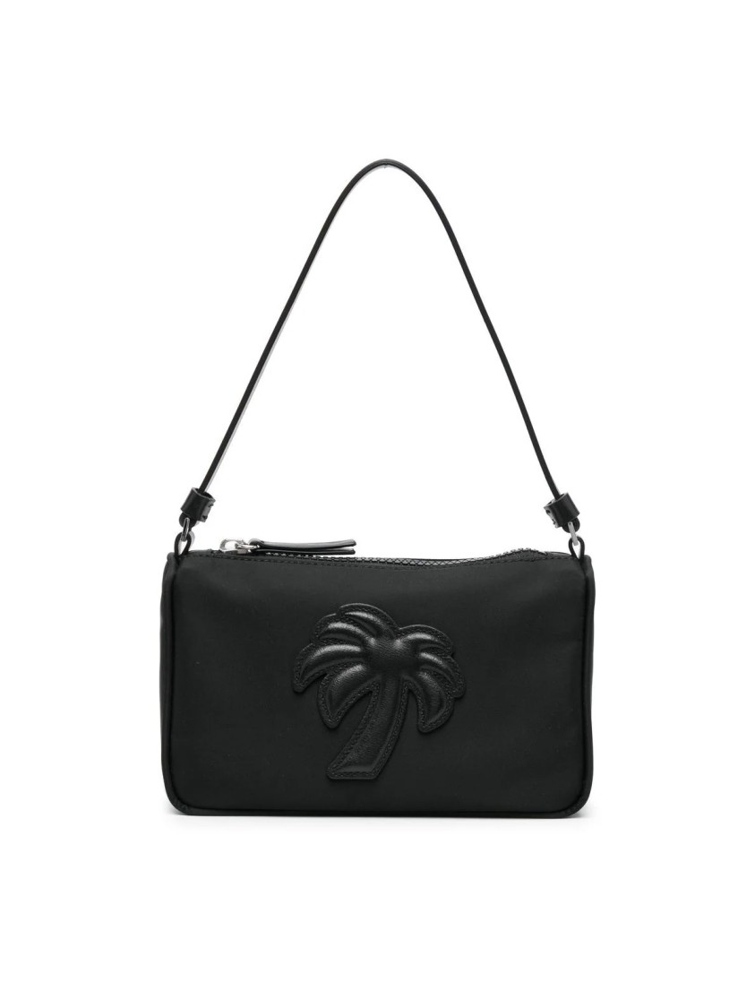 Palm Angels Big Palm Mini Shoulder Bag In Black