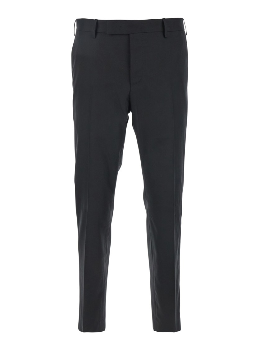 Pt Torino Viscose Stretch Pant With Waist Belt Loops