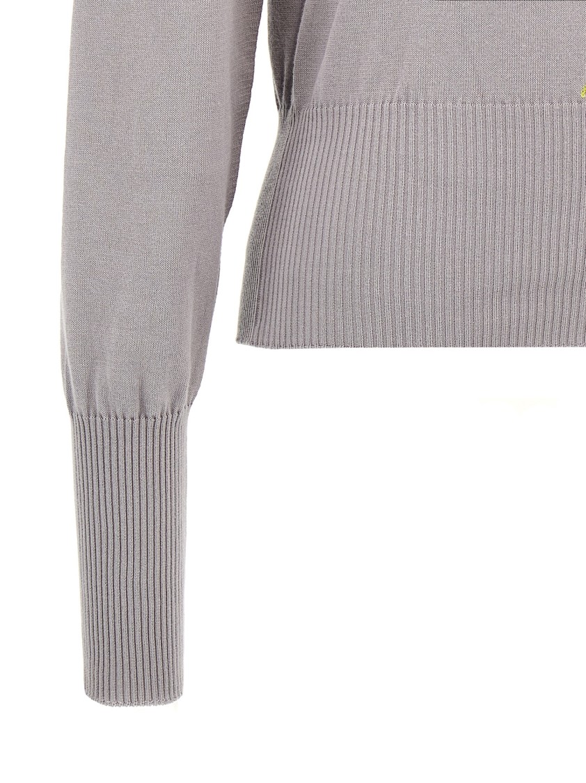 Vivienne Westwood Argyle Sweaters And Cardigans In Gray