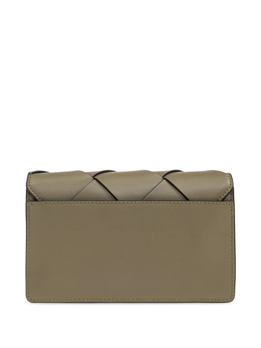 Michael Kors Md Flap Crossbody In Brown