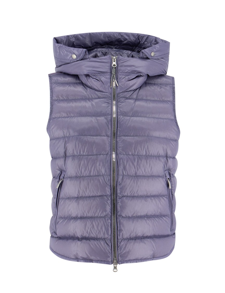 Parajumpers Quilted Down Jacket With Two-way Zip Closure