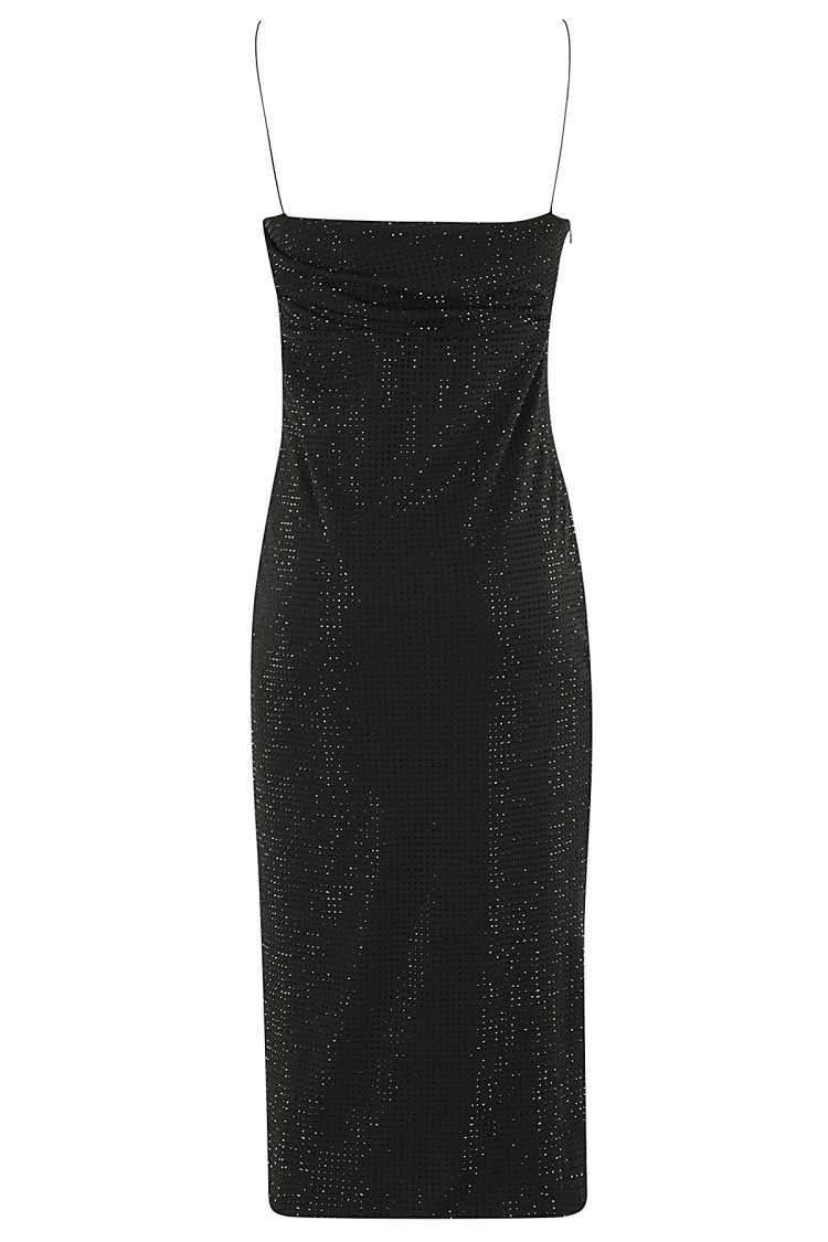 Philosophy Di Lorenzo Serafini Thin Shoulder Strap Dress In Black