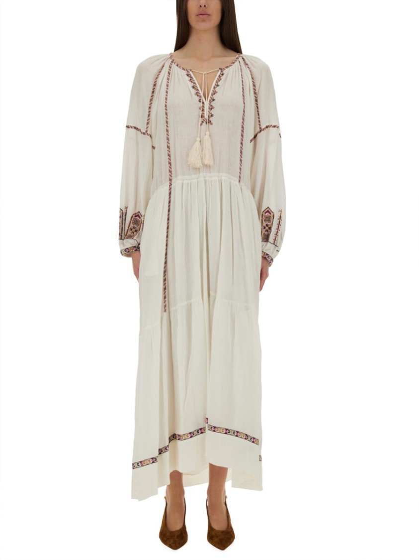 Shop Isabel Marant Étoile Florenza" Dress In White