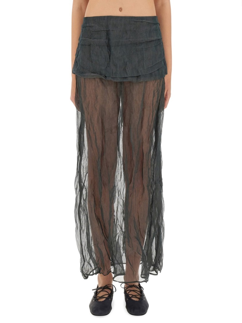 Paloma Wool Gray Mae Maxi Skirt In Black