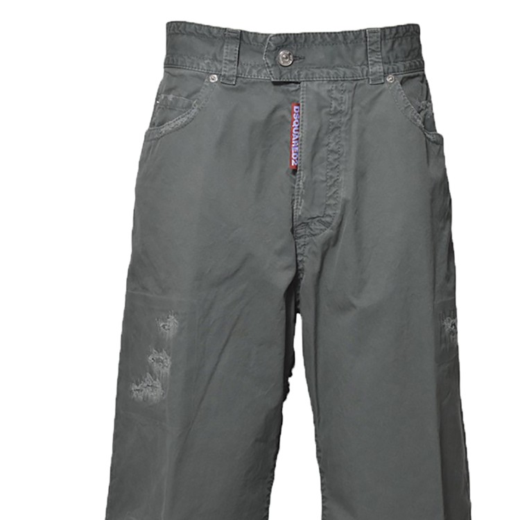 デニム・ジーパン Dsquared2 9 To 5 Flare Jeans In Sage Green Cotton Dsquared2 9 To 5 Flare Jeans In Sage Green Cotton | THE LIST