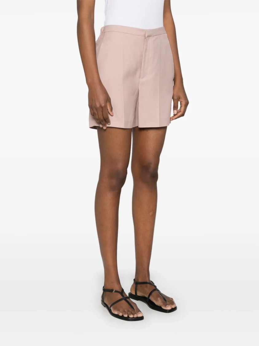 Shop Loulou Studio Simai Shorts In Pink