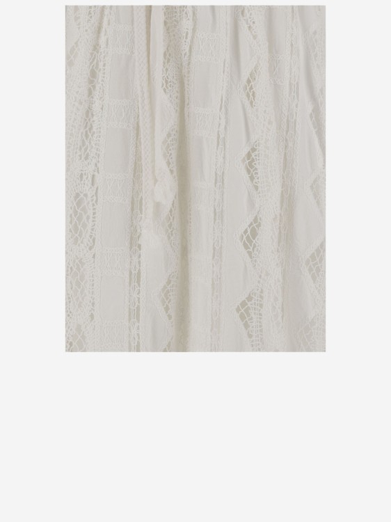 Pinko Long Sangallo Skirt With Pleated Design | THE LIST Pinko Long Sangallo Skirt With Pleated Design | THE LIST