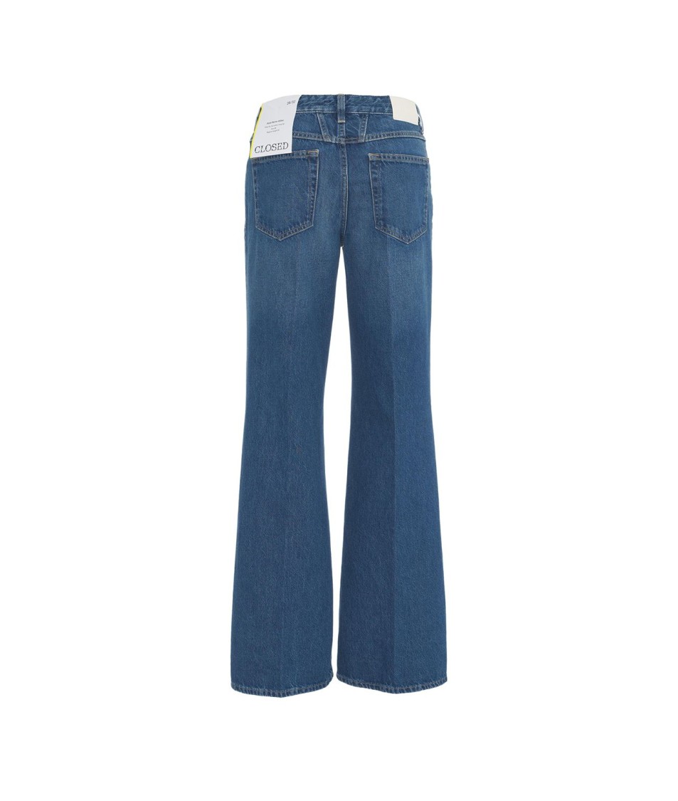 Shop Closed Wide Leg Jeans 'gillan' In Blue
