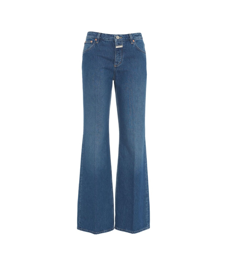 Shop Closed Wide Leg Jeans 'gillan' In Blue