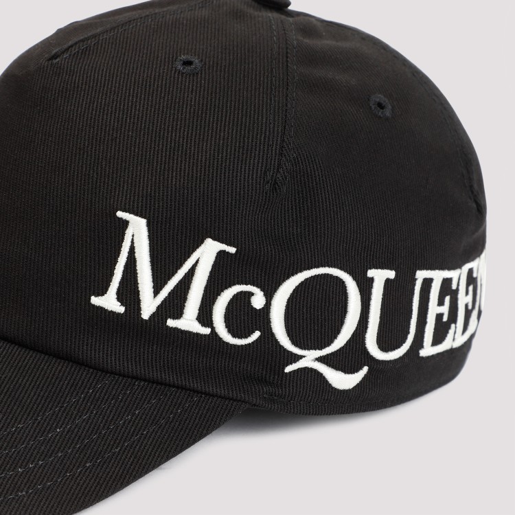 ハット ALEXANDER MCQUEEN Woman Hat Black 8268253E19Q 1000 Wide-Brimmed Hat In Natural/Wite - ALEXANDER MCQUEEN