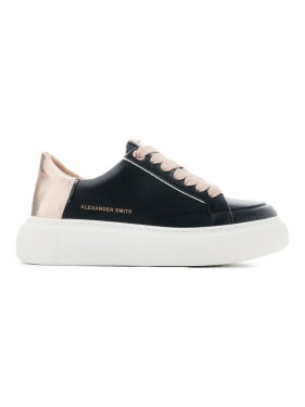 Alexander Smith Casual Trainers With Distinctive Black Fur