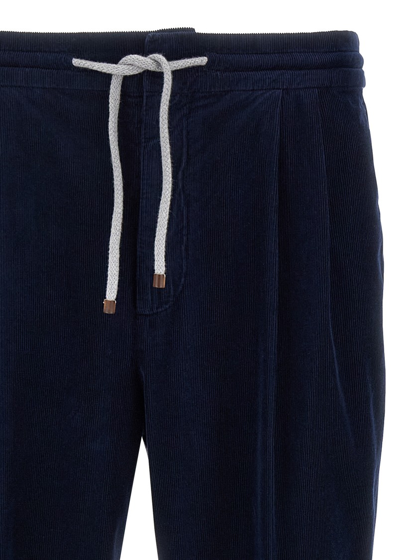 Brunello Cucinelli Drawstring Elastic Waist Casual Pants