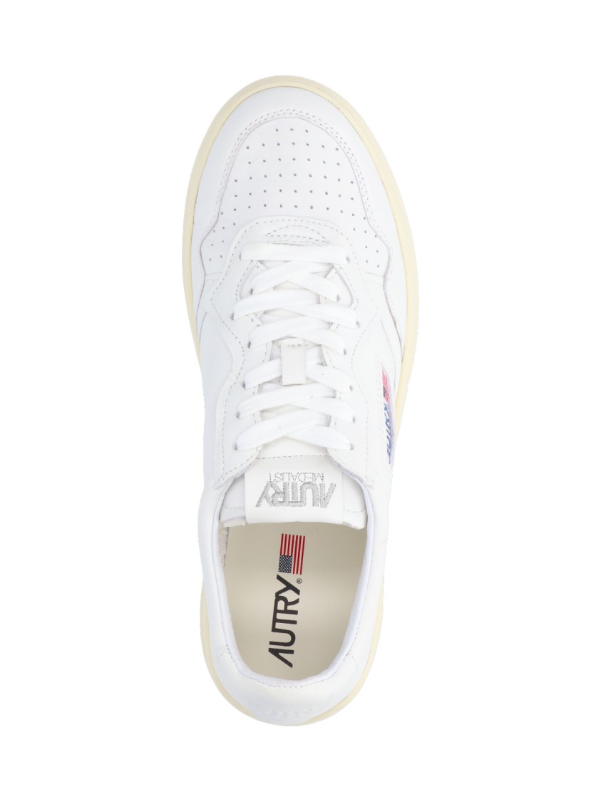 Autry Low-top Sneakers With Smooth Leather Upper And Perforated Detailing