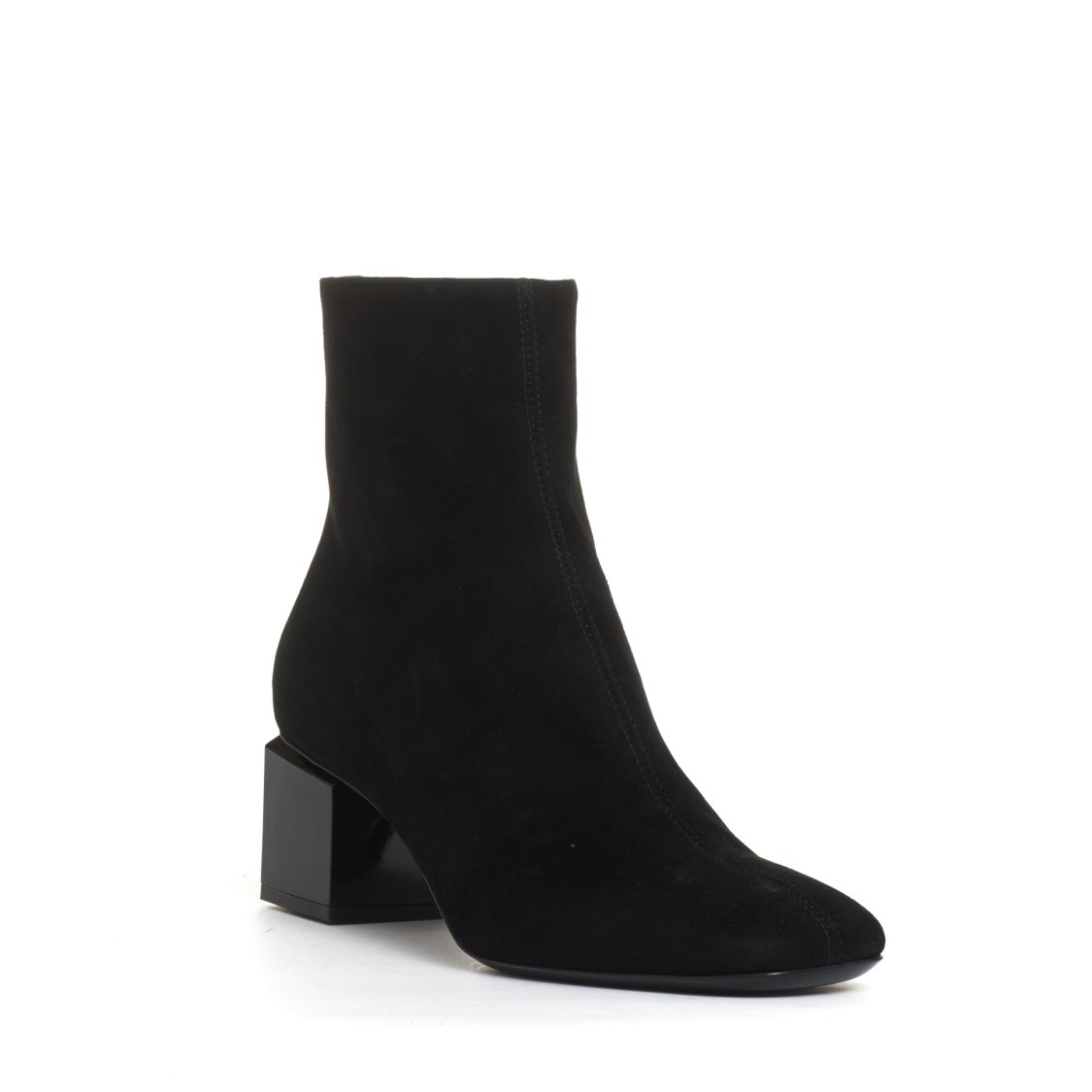 Agl Attilio Giusti Leombruni Veta Precious 55mm Suede Ankle Boots In Black