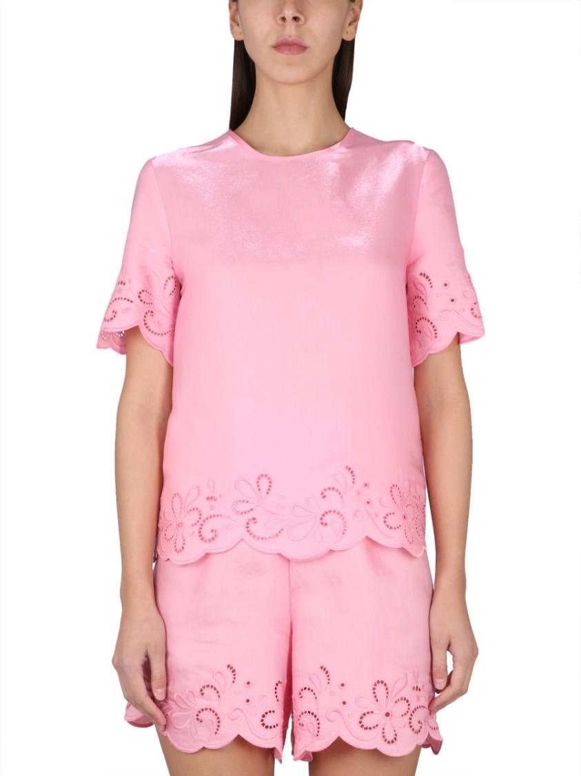 Shop Boutique Moschino Ajour Top
