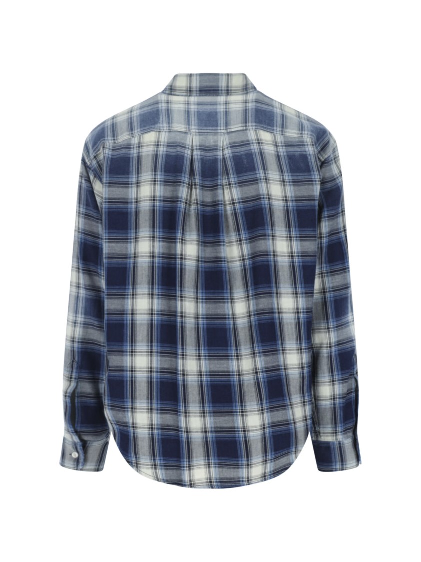 Shop Dsquared2 "d2" Plaid Shirt – Blue
