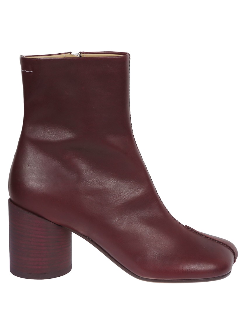 Mm6 Maison Margiela Mm6 By Maison Margiela Leather Ankle Boot In Black