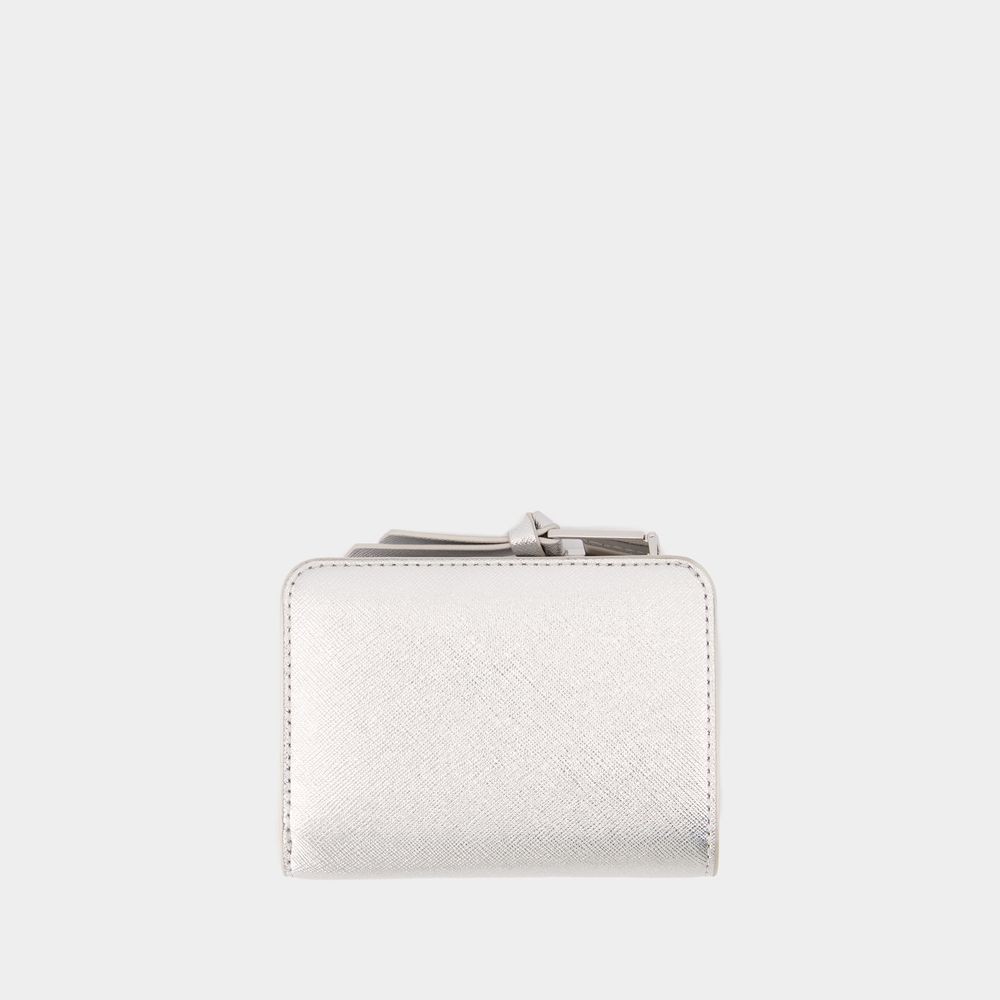 財布・小物その他 The Mini Compact Wallet - Marc Jacobs - Leather - Silver Marc Jacobs The Mini Compact Wallet - Leather - Silver