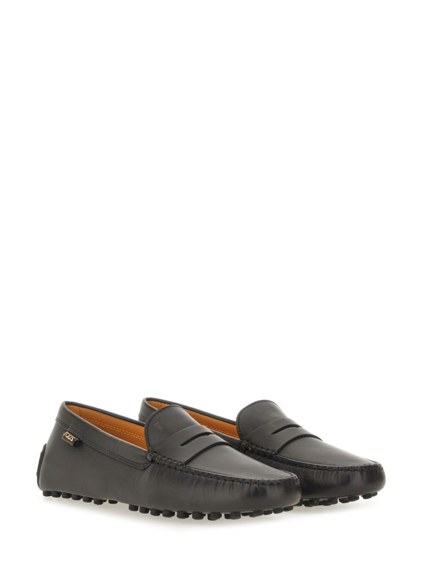 Tod's Leather Gommino Loafer In Black
