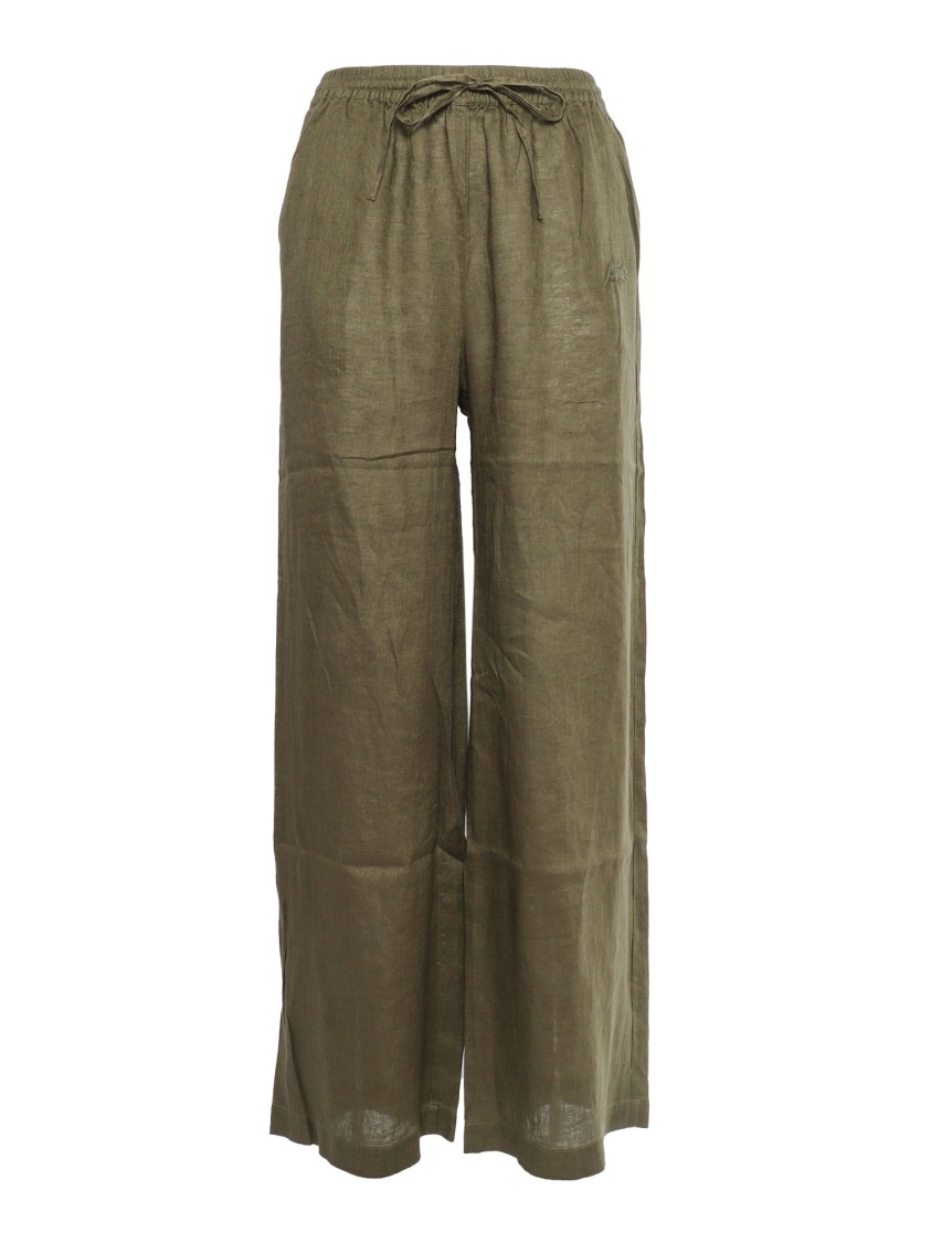 P.a.r.o.s.h . Wide-leg Pants With Relaxed Fit And Adjustable Waistband