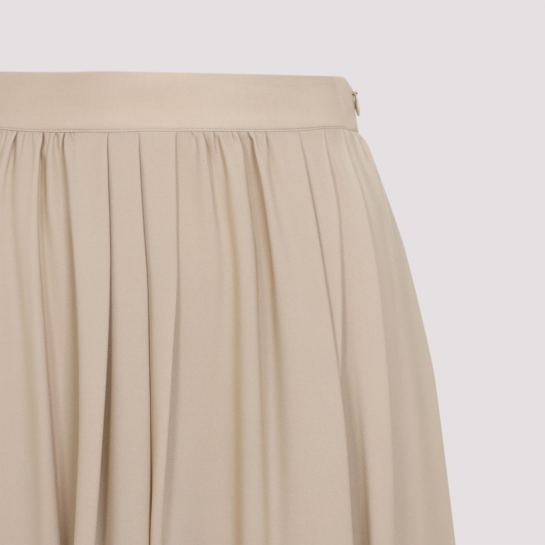 Shop Polo Ralph Lauren Nude/neutral Flowing Mulberry Silk Skirt In Neutrals