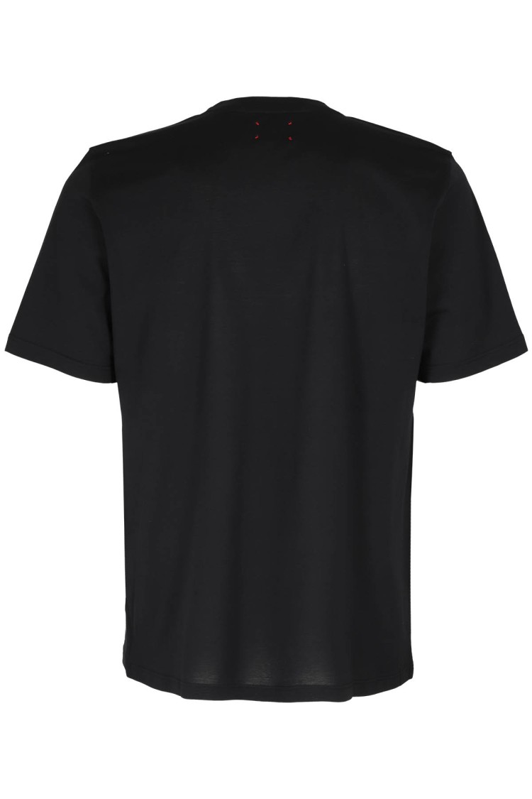 KITON KITON BLACK CREW NECK T-SHIRT 