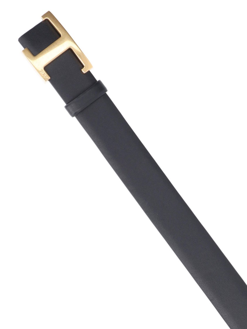 Shop Tod's Reversible 't Timeless' Belt – Black/red