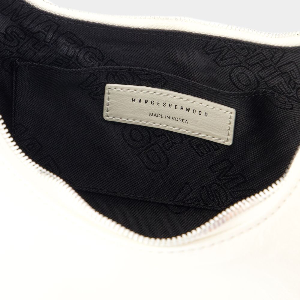 Shop Margesherwood Shoulder Bag - Leather - Cream In White