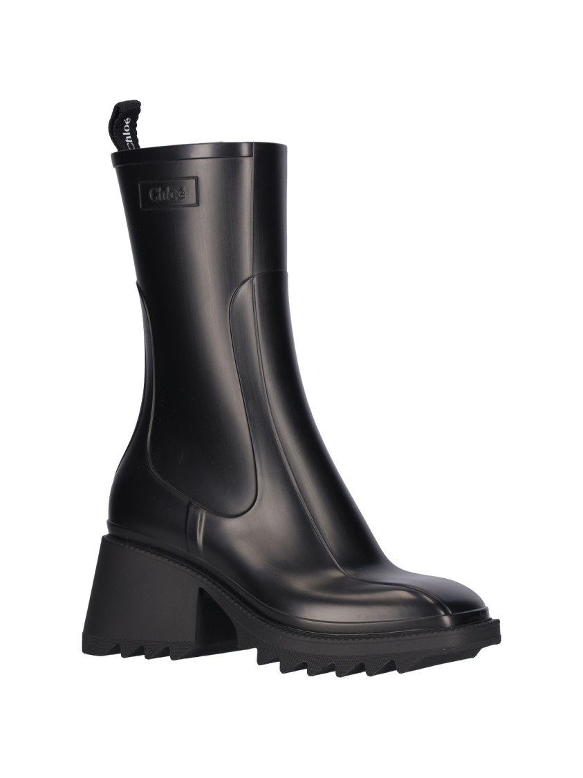 Chloé Black Betty Boots In Black