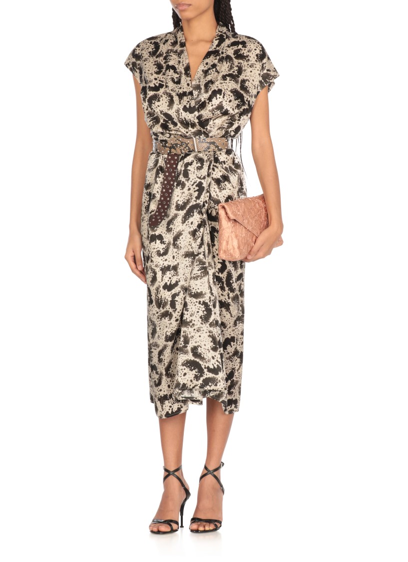 Dries Van Noten Dilian Printed Midi Dress