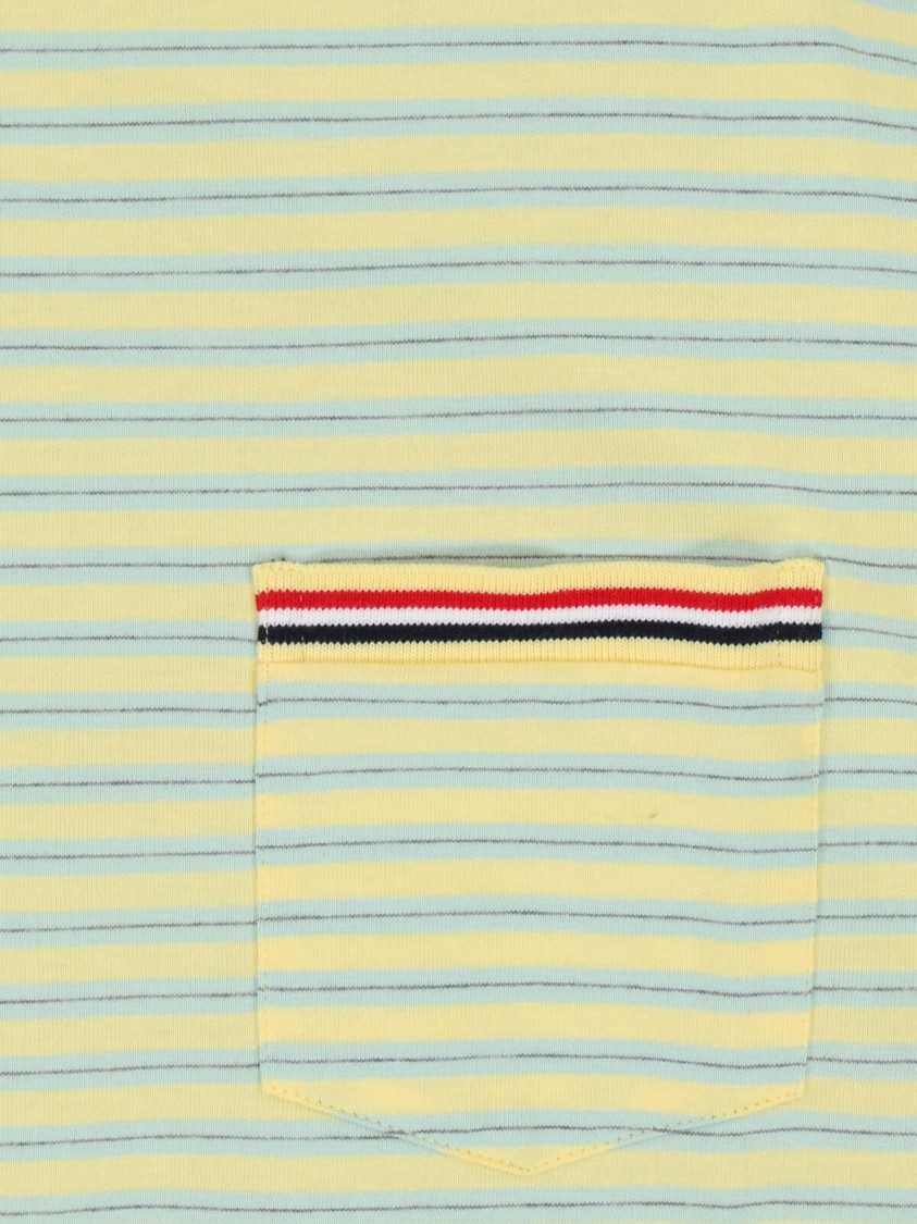 Thom Browne "striped T-shirt" – Yellow