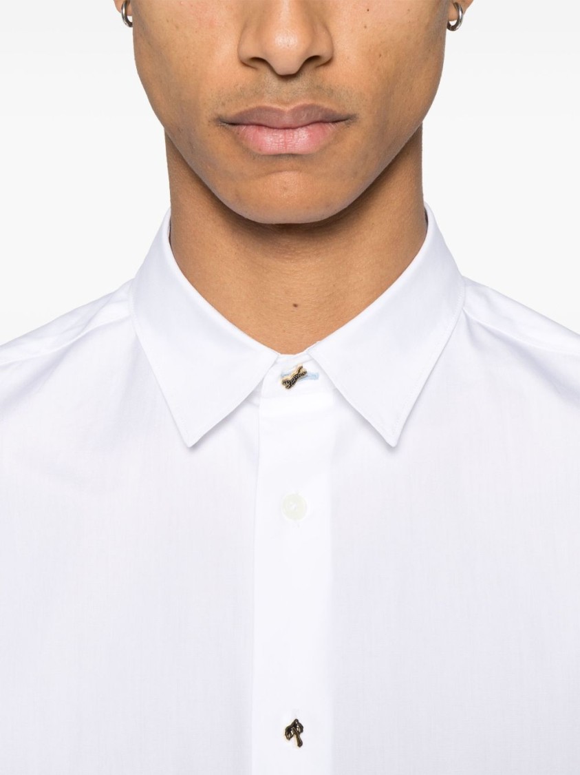 Shop Paul Smith White Long Sleeve Shirt