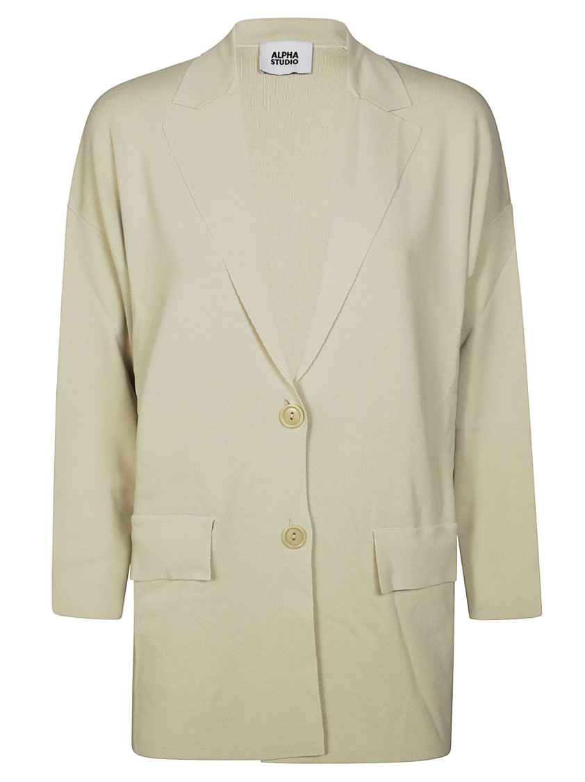 Alpha Studio Fluid Jacket In Neutral