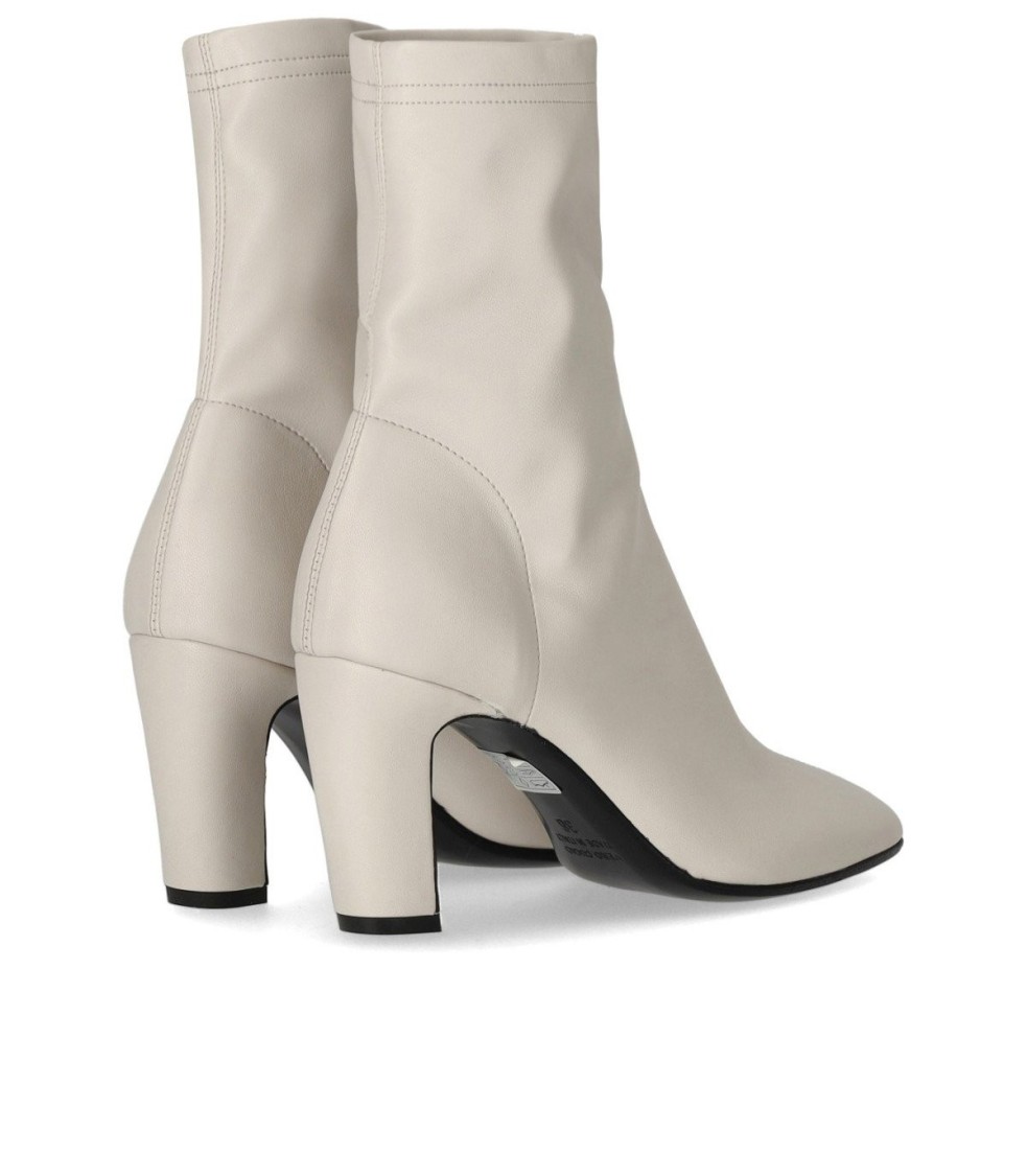 STRATEGIA STRATEGIA ZHAIRA WHITE HEELED ANKLE BOOT