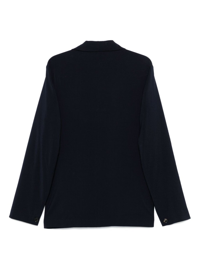 Shop Paul Smith Classic Navy Blue 2-button Jacket
