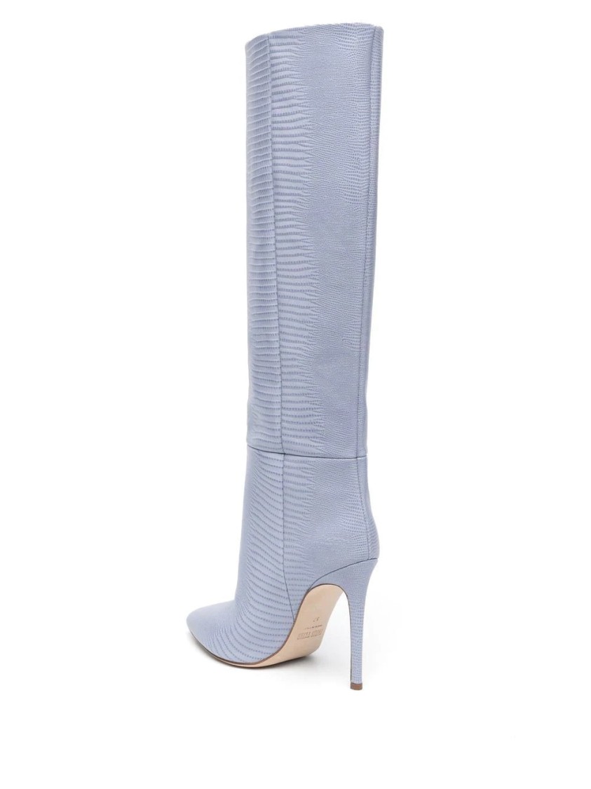 Paris Texas Stiletto Boot In Blue