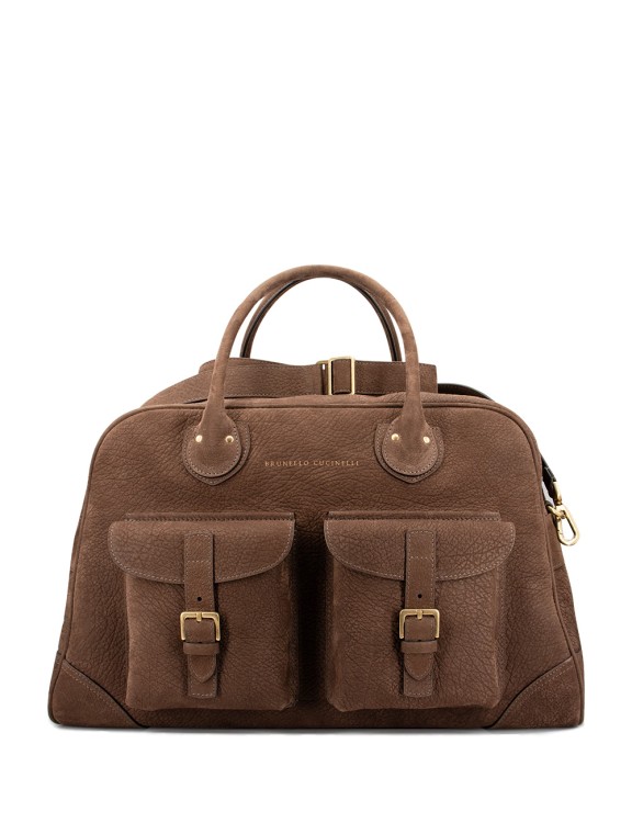 Brunello Cucinelli Travel Bag With Adjustable Strap And
