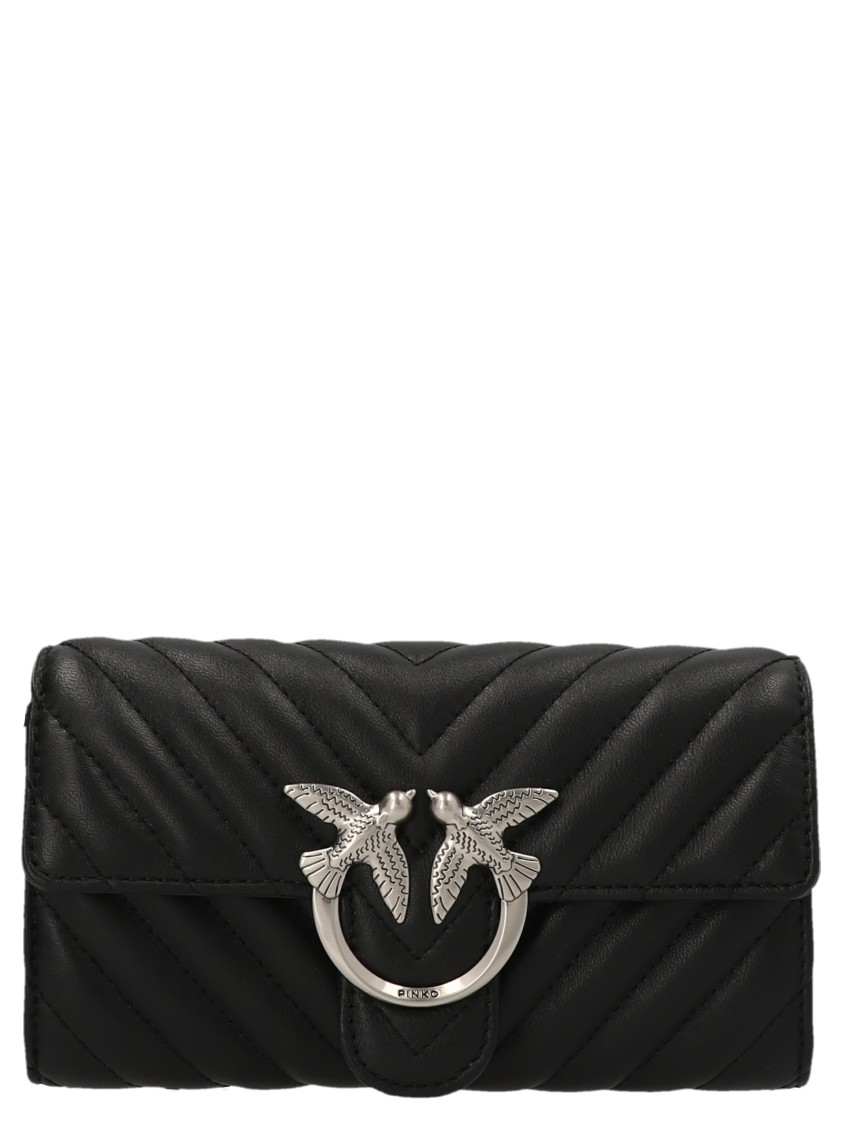 Pinko 'love One' Wallet In Black