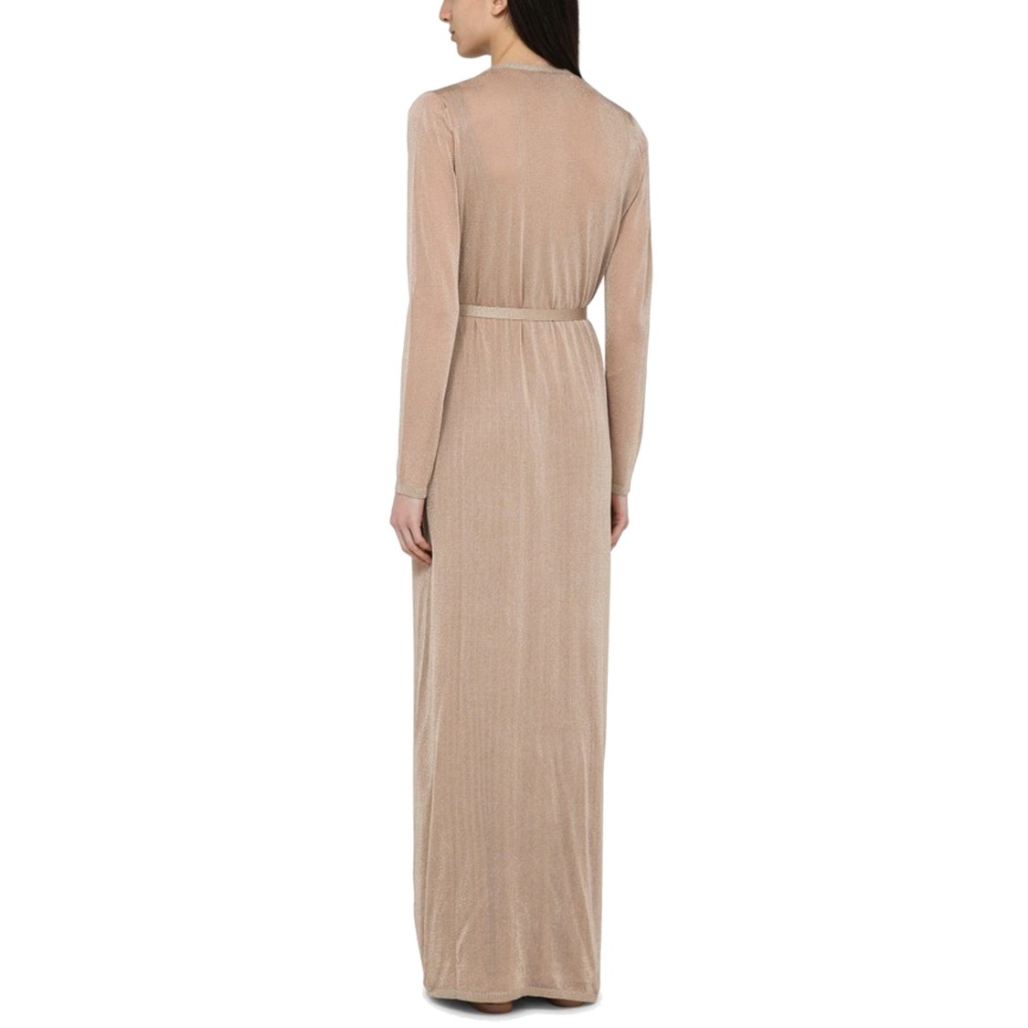 Max Mara Lurex Robby Cardigan In Neutral
