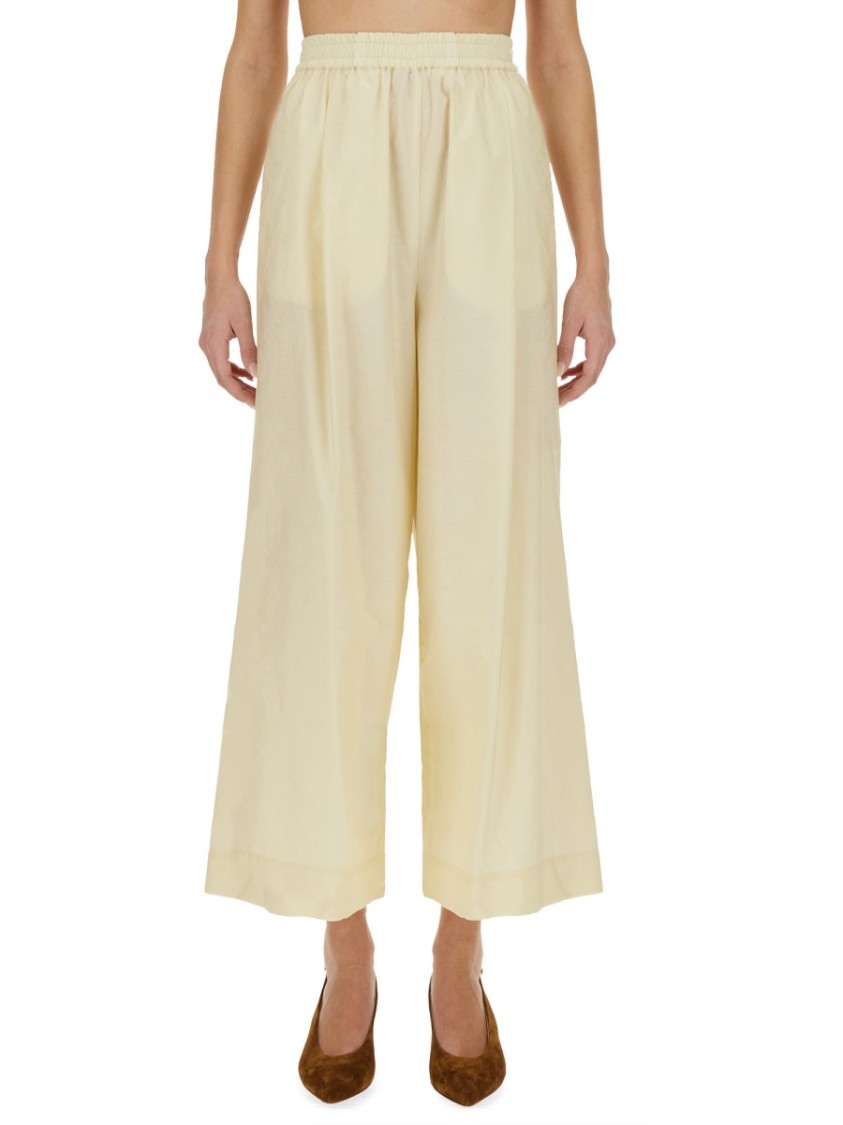 Fabiana Filippi High Waist Wide-leg Trousers In Neutrals