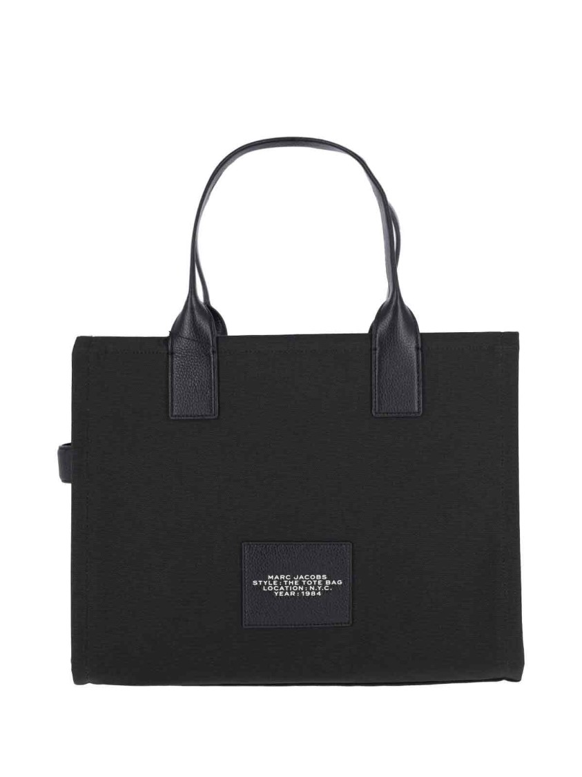 Marc Jacobs The Cargo Canvas Large Tote Bag In Black In Black
