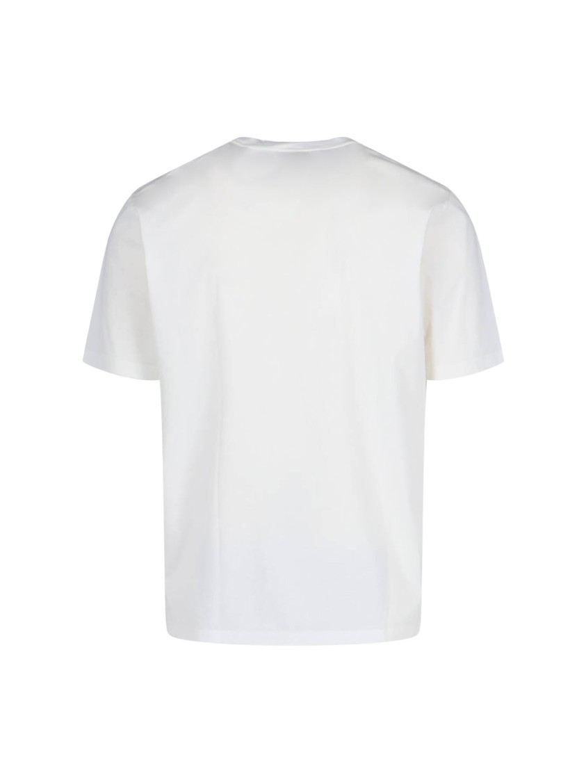 Jil Sander Classic Short Sleeve Cotton Jersey T-shirt In White