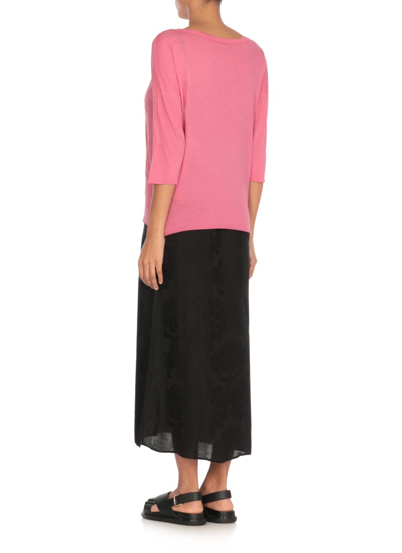 Avant Toi Fuchsia Cotton T-shirt