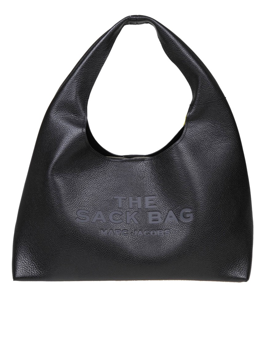 Shop Marc Jacobs Black Leather Sack Bag