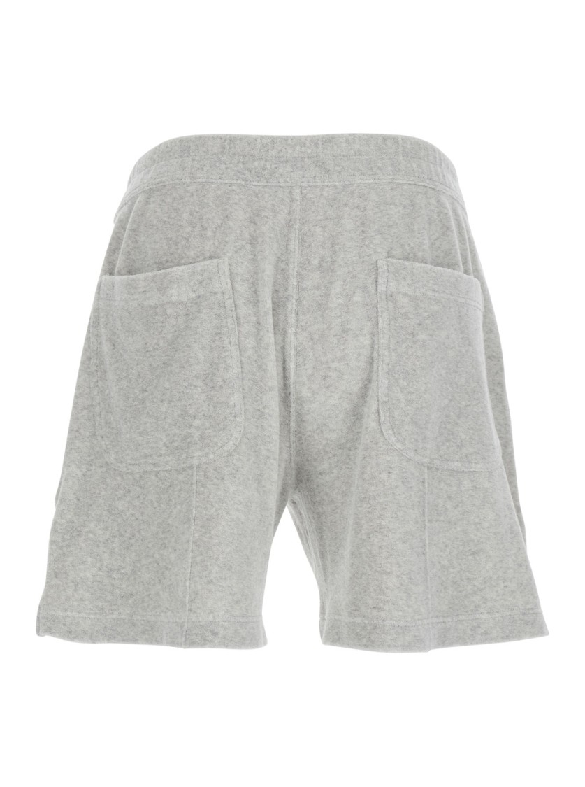 TOM FORD TOM FORD GREY COTTON BLEND SHORTS